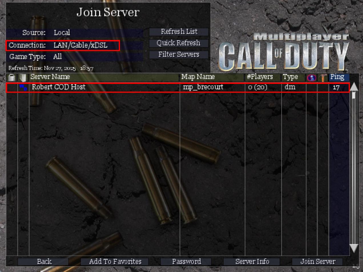 Step 4. Pick A Server. You could see other servers running,but double ...